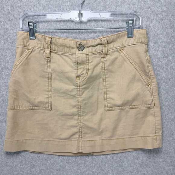 GAP Dresses & Skirts - Vintage Y2K Gap Corduroy Mini Skirt Women 2 Tan, Preppy, Academic, Minimalist